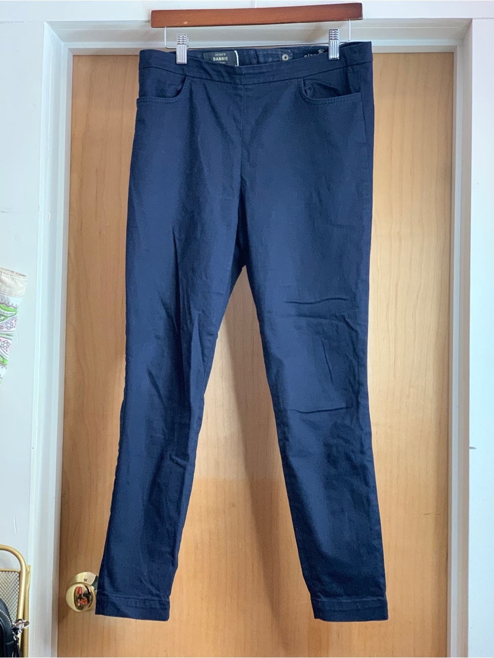 J. Crew Navy Dannie Pants W/Stretch Size-8 Clean Girl